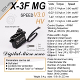 X series new all metal（steel gear） series